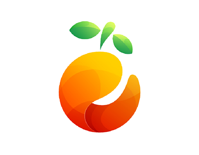 orange curved logo
