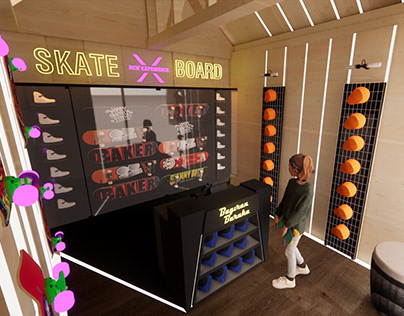 "rental skate shop" | Repurposed Barn