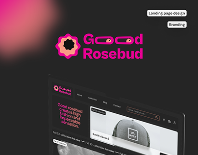 Good Rosebud - Landing page and branding (2023)