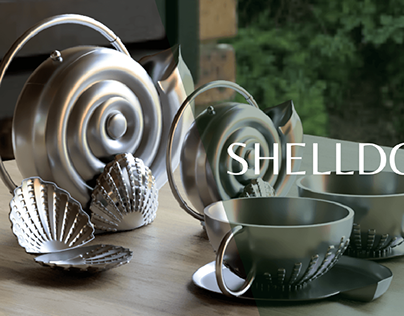 3D Industrial Design (Tea set collection) : Shelldom