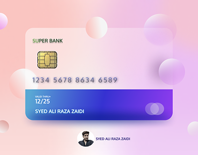 ATM Card - Glassmorphisim