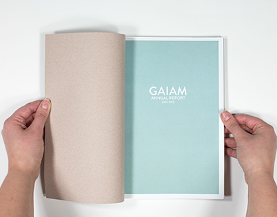 Gaiam Annual Report - Publication Design