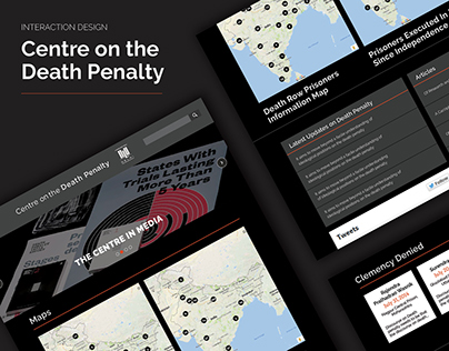 Centre on the Death Penalty : Website Design
