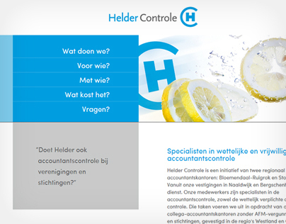 Helder Controle - Website