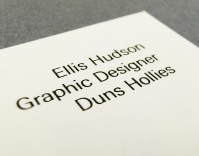 Modular Typeface : Duns Hollies
