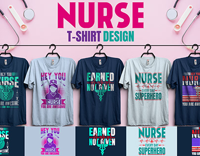 Nurse T-Shirt Design.