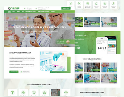 Pharmacy Website design