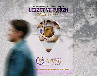 Gastro Afyon Fest - Afiş Tasarımı