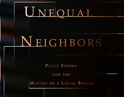 Unequal Neighbors, book cover design