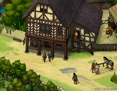 Medieval town. Part 2. Tavern