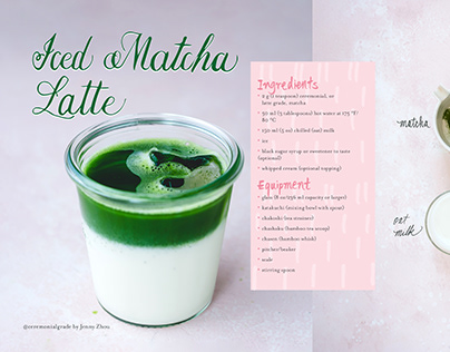 Ice Matcha Latte Recipe