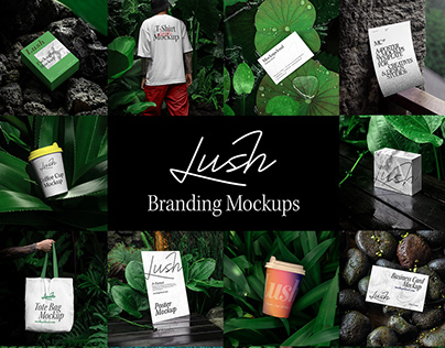 Lush Branding Mockups