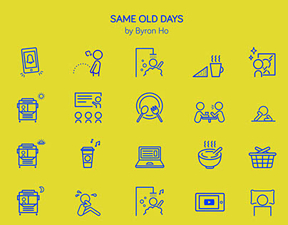 Same Old Days Icon Design