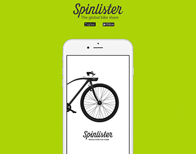 Spinlister X Vanmoof mobile app concept