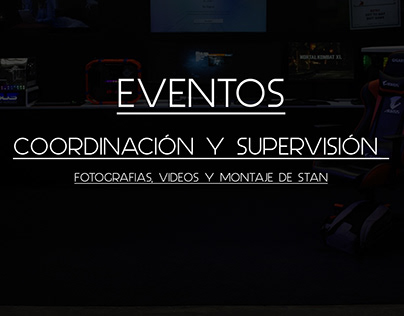 Supervisión/Coordinación de eventos