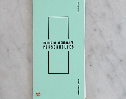 Personal research booklet