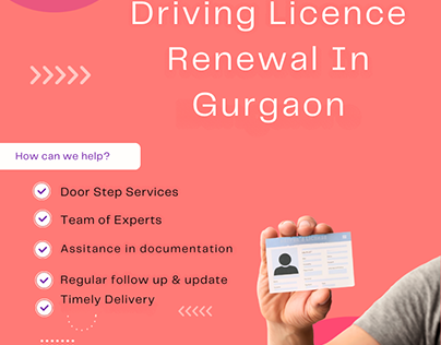 driving licence renewal Gurgaon
