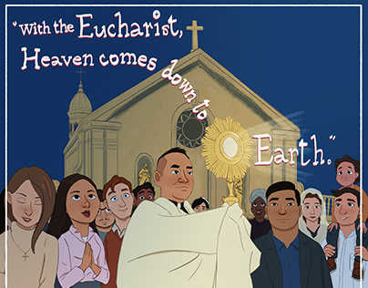 "With the Eucharist..."