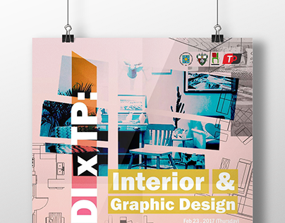 IDI x TP: Interior & Graphic Design Event Poster