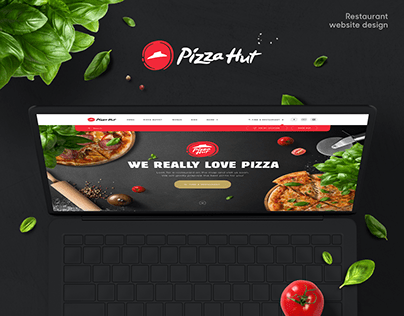 Pizza Hut - restaurant website design