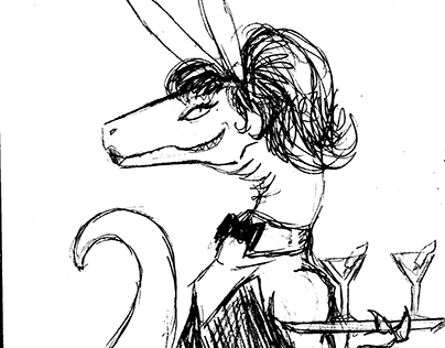Sexy Raptor Doodles