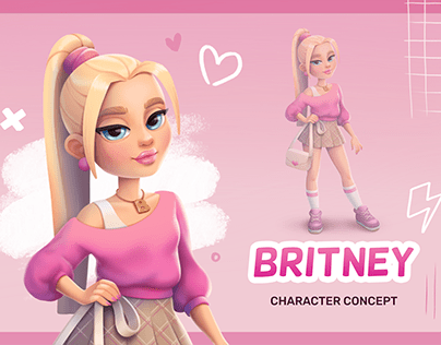 BRITNEY. CHARACTER CONCEPT