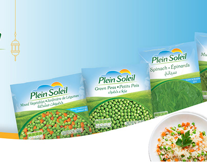 Plein Soleil Frozen Vegetables Online Banner UAE
