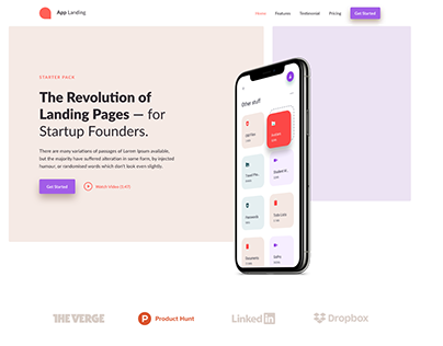 The Revolution of - Landing Pages