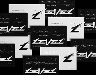 Level | logo clothing brand logo | futuristic branding