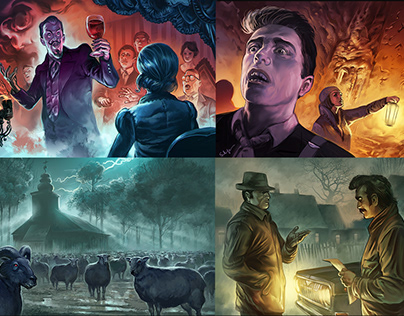 Another illustrations for Call of cthulhu rpg