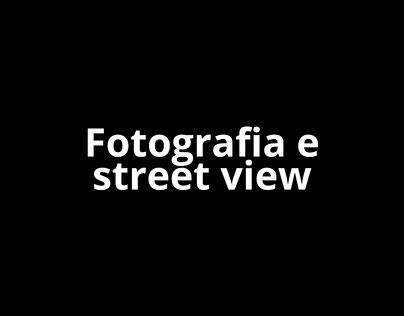 Fotografia e Street View