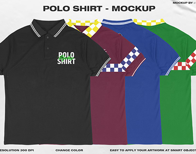 Polo Shirt - Mockup (1 free)