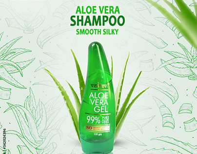 Aloe vera shampoo smooth silky.