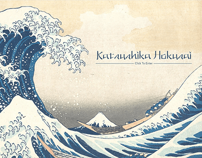 Katsushika Hokusai Website Project