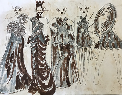 Project thumbnail - TINTSWALO Couture Sketches