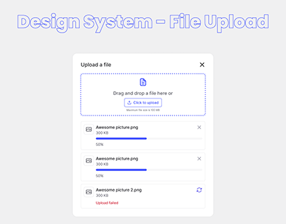 Design System - File Upload Component