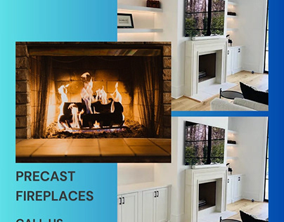 Modern Precast Fireplaces