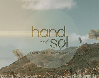 Hand and Sol Skincare | Branding identity