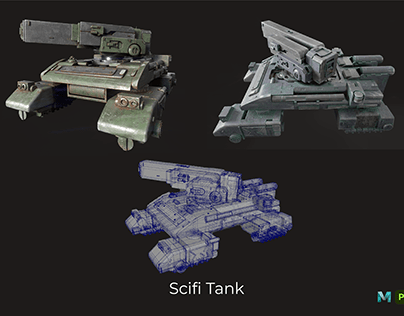 Scifi Battle Tank