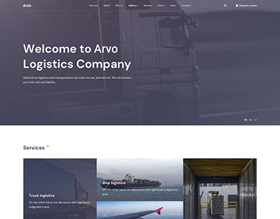 Logistics Company Site