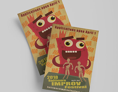 Baltimore Improv Festival Branding & Illustration