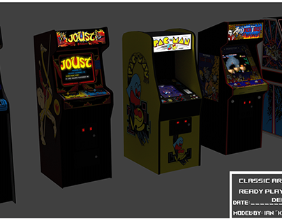 Blender - Arcade Cabinets