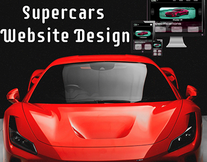 Supercars Website Design