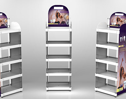 Product Stand Design For Lighting Brand