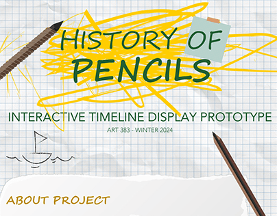 INTERACTIVE TIMELINE DISPLAY (History of Pencils)