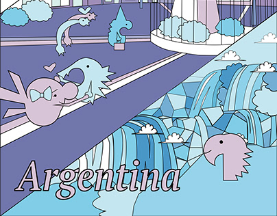 Argentina Travel Poster