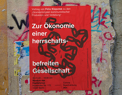 Flyer for lecture by Felix Klopotek