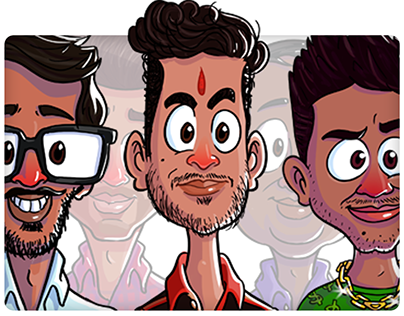 Caricature of Colleagues