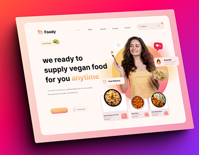 FOOD WEBSLIDE DESIGN