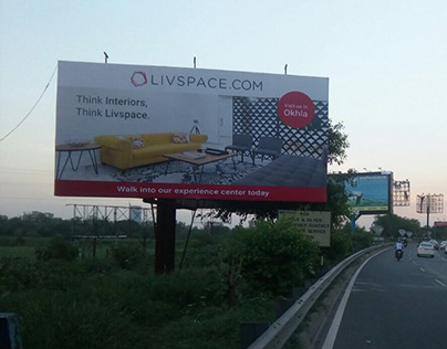 Store launch OOH campaign - Livspace